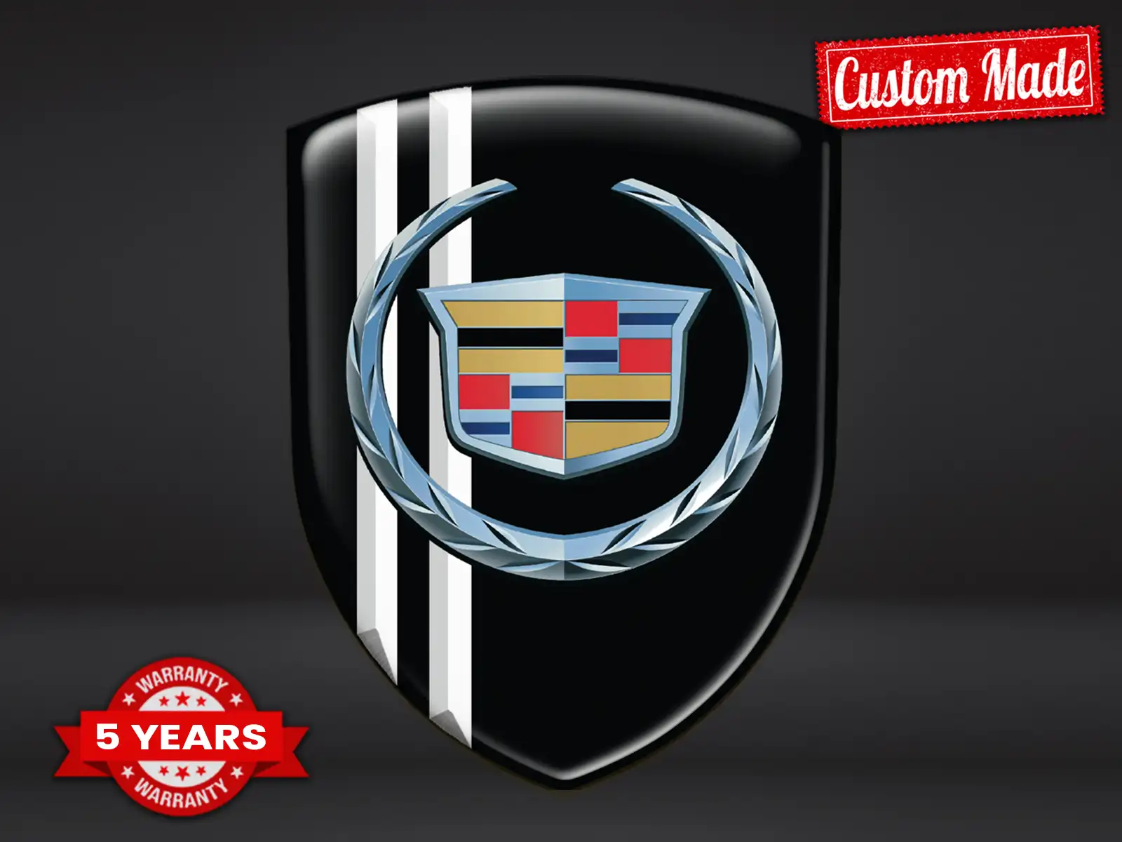 Cadillac Badges Automobile Pro Max Robuste Élégant Disposition ST